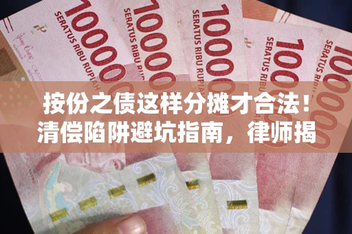 济南按份之债这样分摊才合法！清偿陷阱避坑指南，律师揭秘关键条款