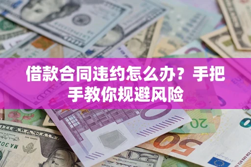 济南借款合同违约怎么办？手把手教你规避风险