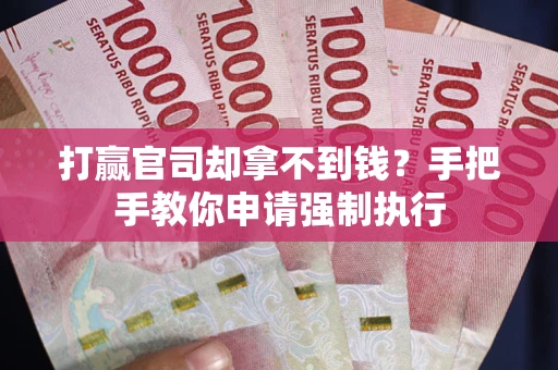 济南打赢官司却拿不到钱？手把手教你申请强制执行