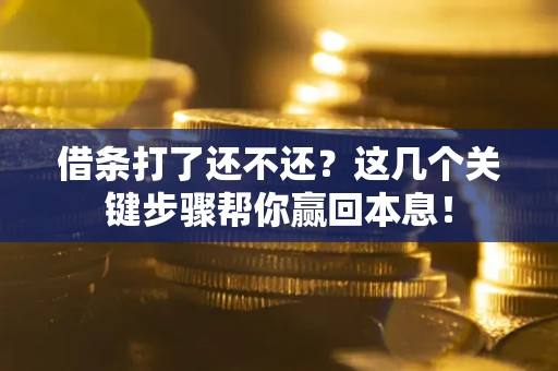 济南借条打了还不还？这几个关键步骤帮你赢回本息！