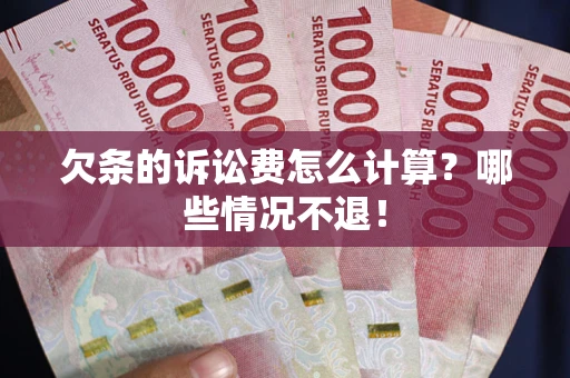 济南欠条的诉讼费怎么计算？哪些情况不退！