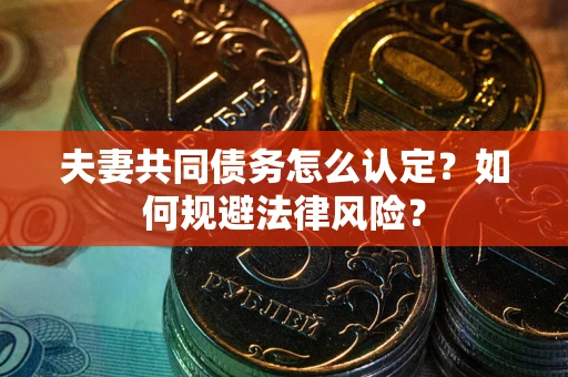 济南夫妻共同债务怎么认定？如何规避法律风险？