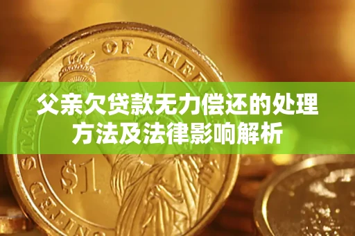 济南父亲欠贷款无力偿还的处理方法及法律影响解析
