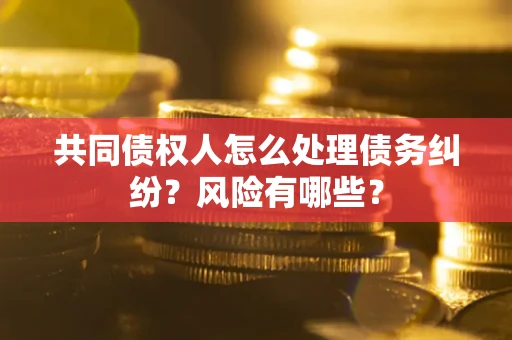 济南共同债权人怎么处理债务纠纷？风险有哪些？