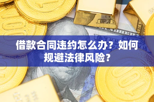 济南借款合同违约怎么办？如何规避法律风险？